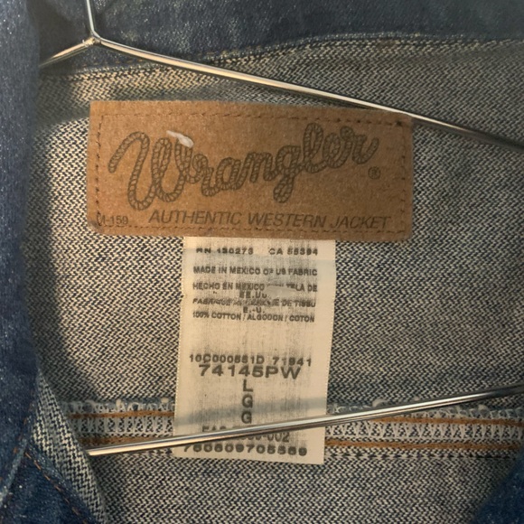 authentic vintage wrangler jean jacket - Picture 3 of 3